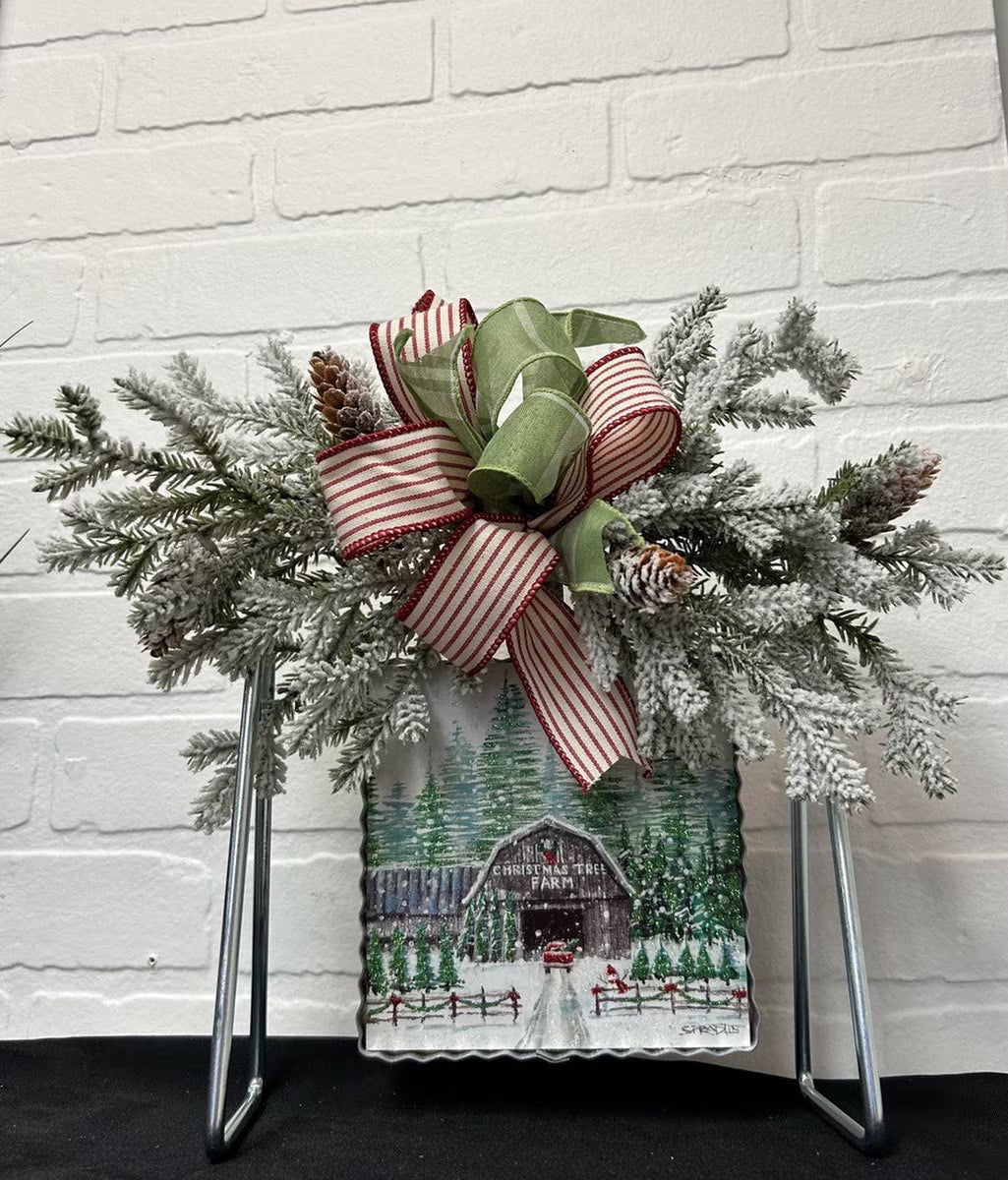 Galvanized Gallery Art Stand