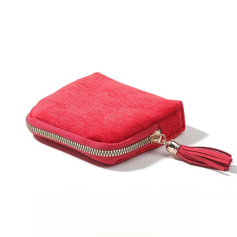 Fringe Zipper Jewelry Case
