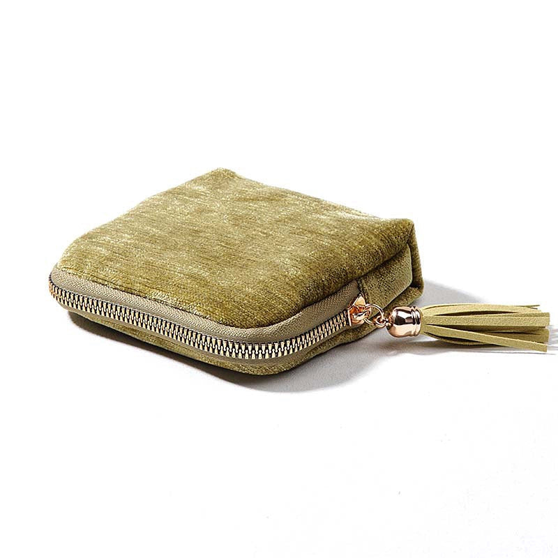 Fringe Zipper Jewelry Case