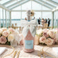 White Velvet Beau Bottle Bow