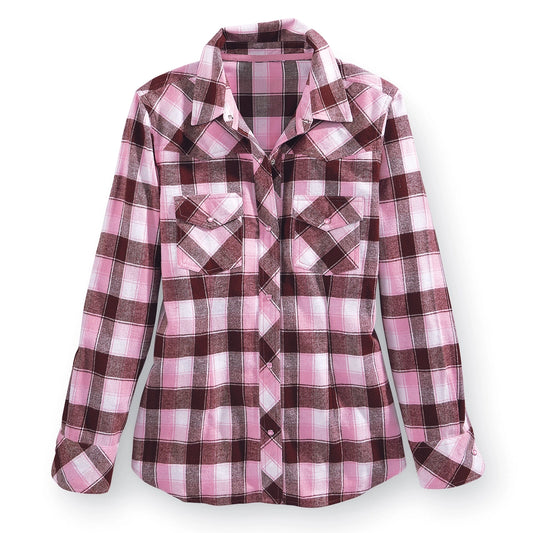 Pink Chocolate Flannel Shirt
