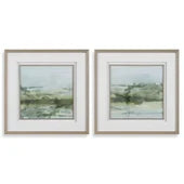 Soft Sage Framed Prints Set of 2