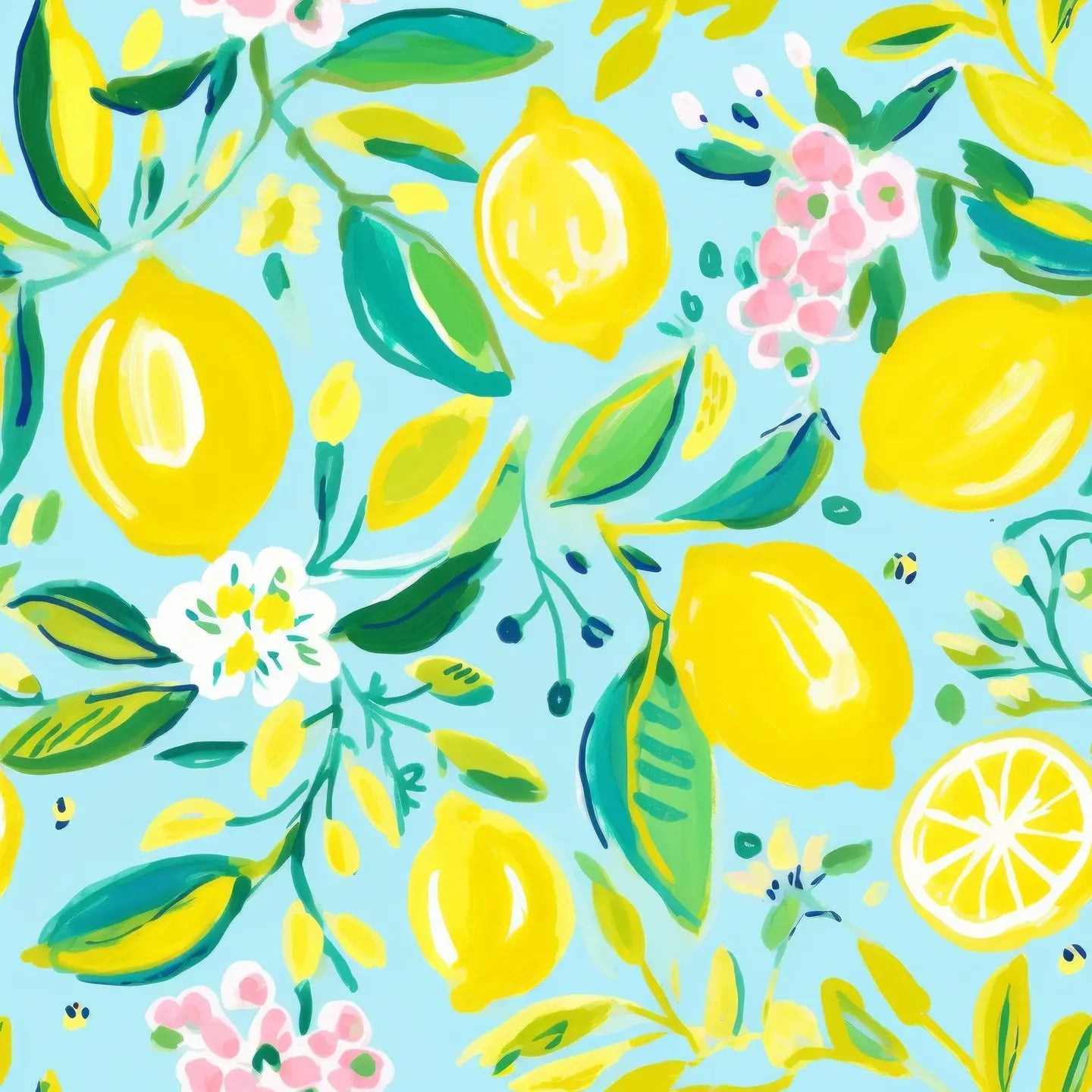Preppy Lemons Bottle Wrap