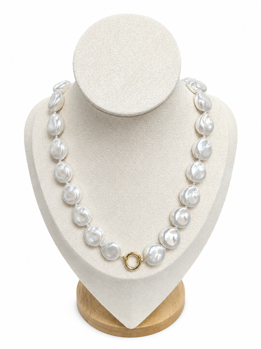 Classic Pearl Statement Necklace