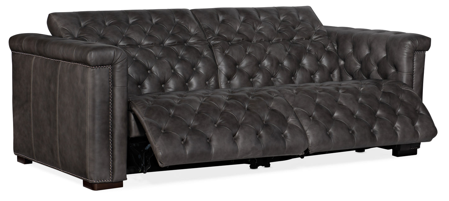 Savion 2 over 2 Sofa with Power Recline & Power Headrest