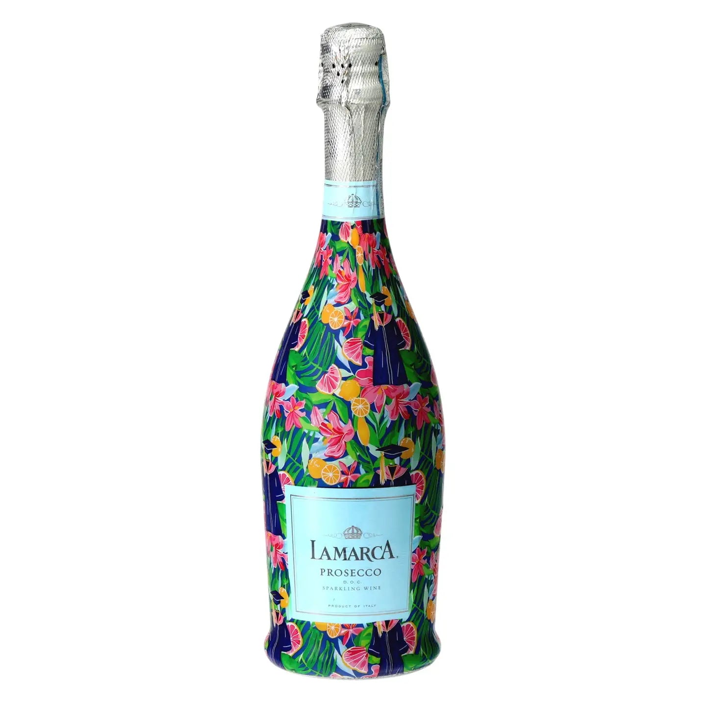 Floral Graduation Bottle Wrap