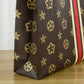 Brown & Red Stripe Gift Bag