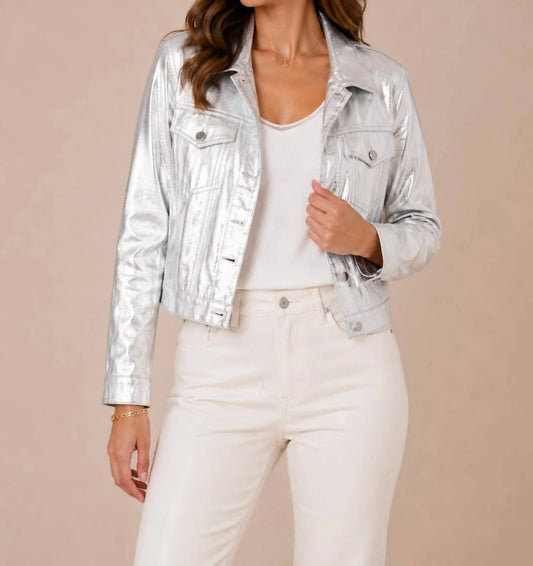 Insight - Metallic Denim-Inspired Jacket