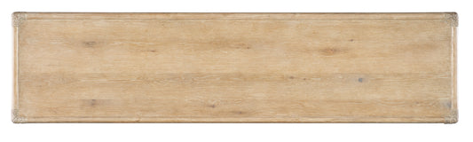 Retreat Pole Rattan Console