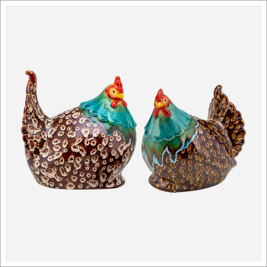 Rooster Figurines -Set 2