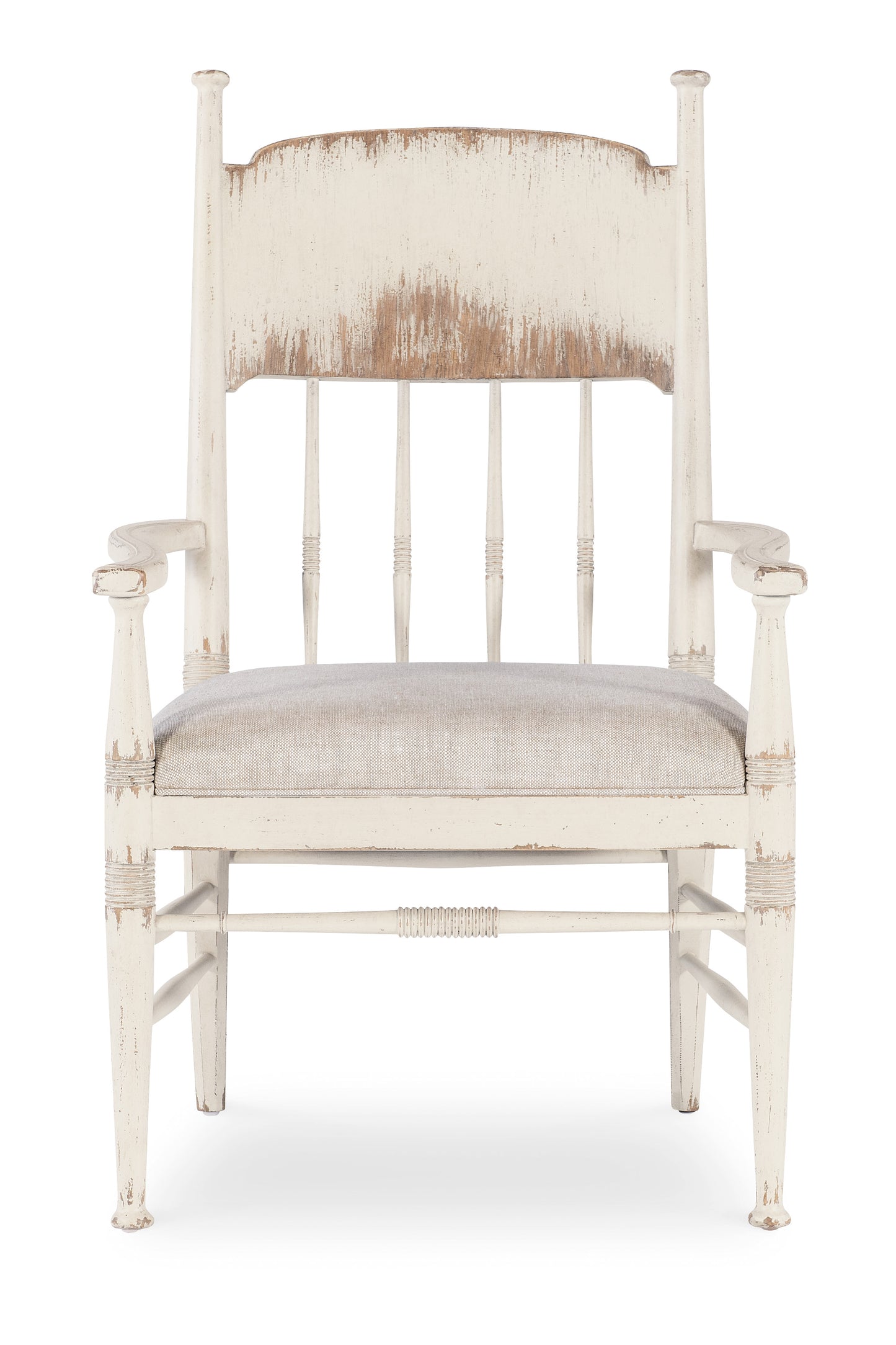 Americana Upholstered Seat Arm Chair