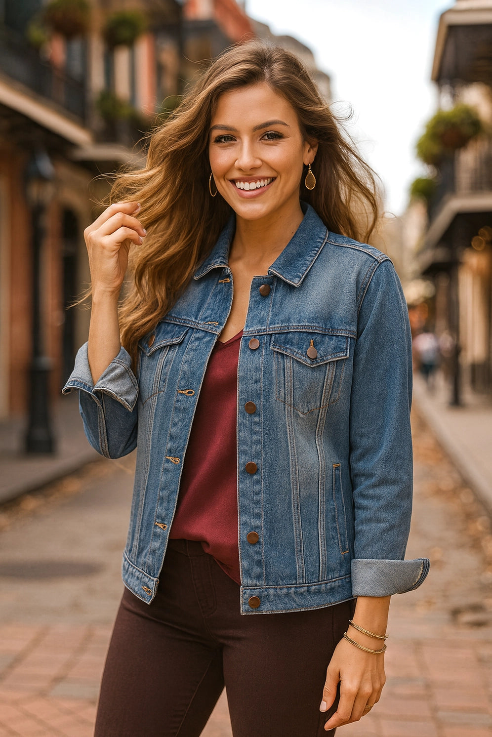 LTX Sportswear Blue Denim Jacket - Small