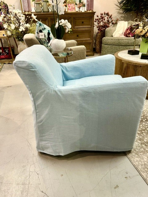 Bandol Slip Cover Swivel Chair