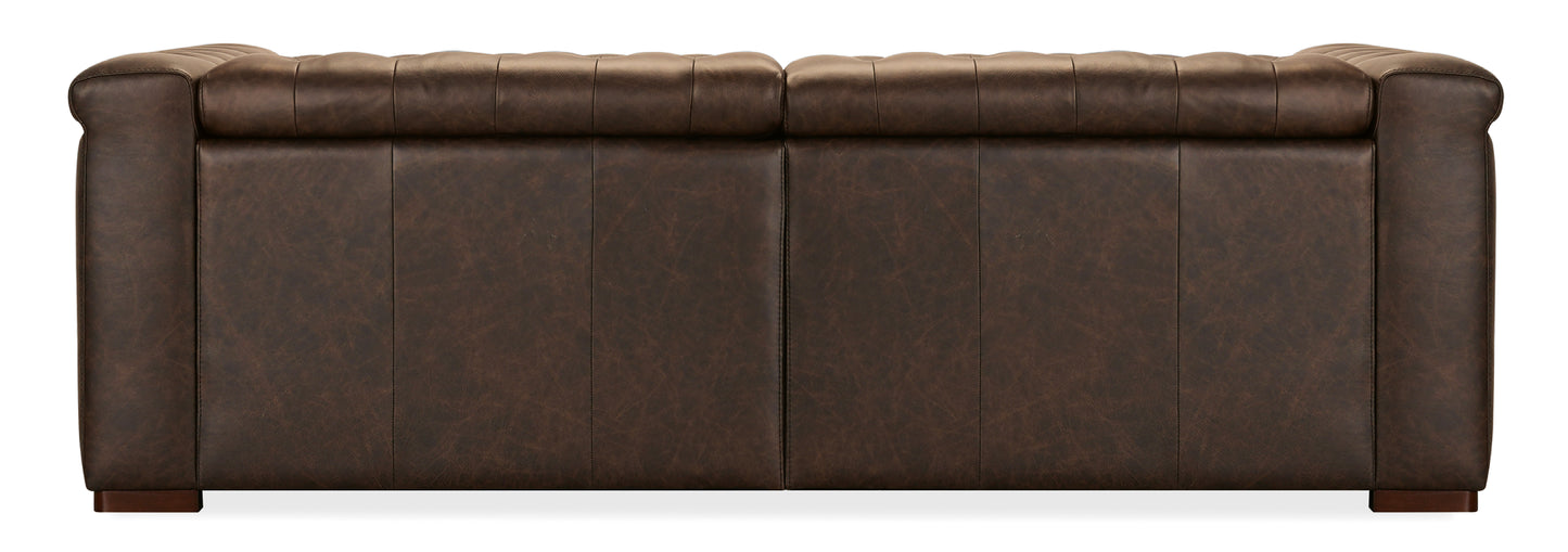 Savion Deux Sofa with Power Recliners and Power Headrests
