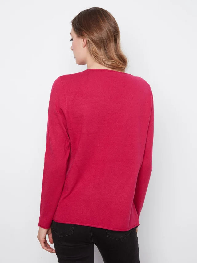 Long Sleeve V-Neck Sweater