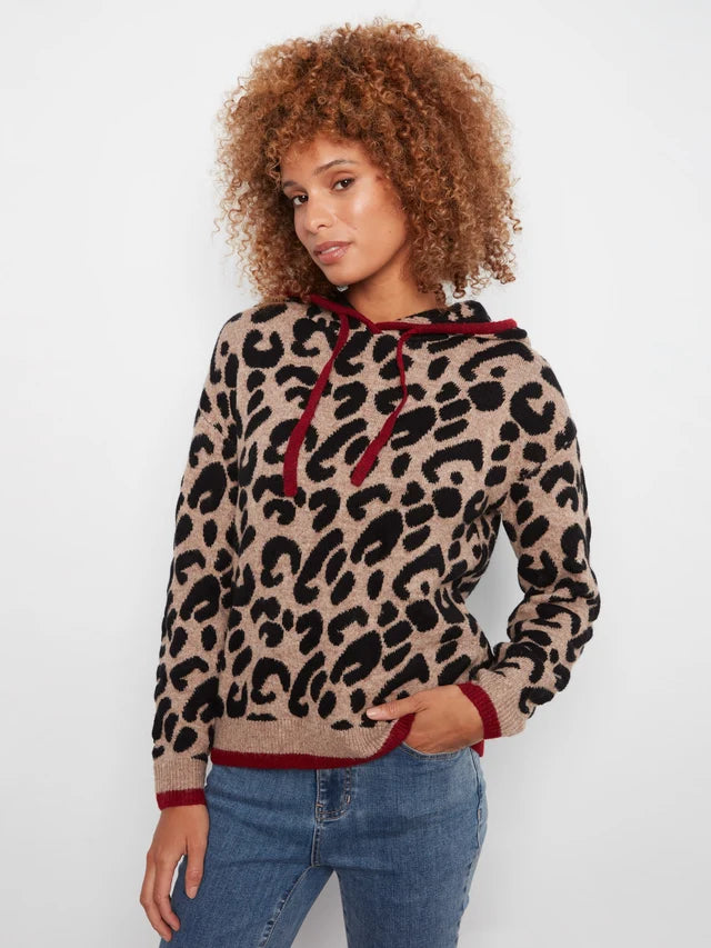 Charlie B Printed Hoodie Sweater