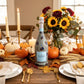 Autumn Turkey Trellis Prosecco Bottle Wrap