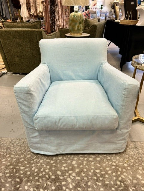 Bandol Slip Cover Swivel Chair