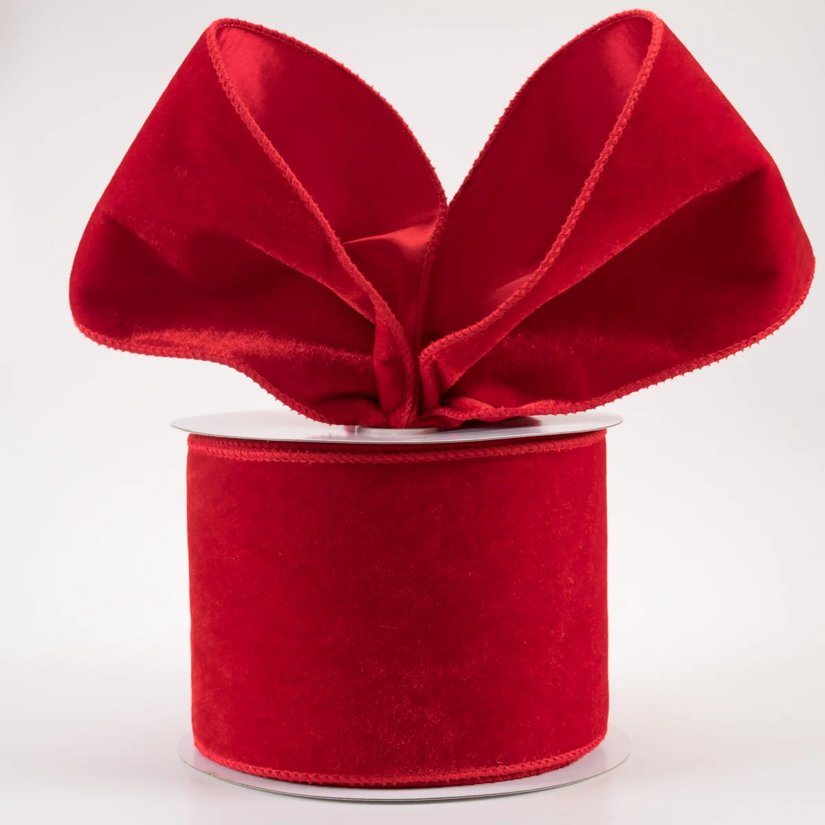 Red Velvet Satin Ribbon
