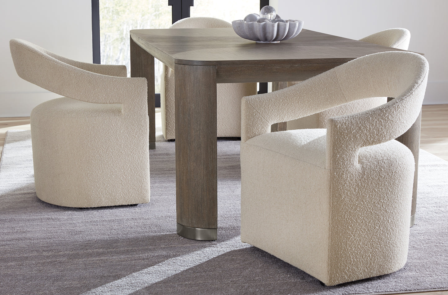Modern Mood Leg Dining Table with 1-24in Leaf