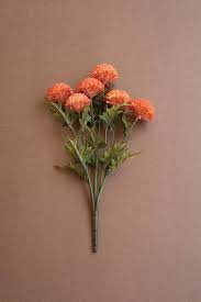 Bundle of Orange Ball Dahlias