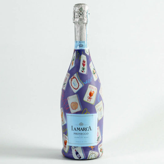 Purple Mahjong Bottle Wrap