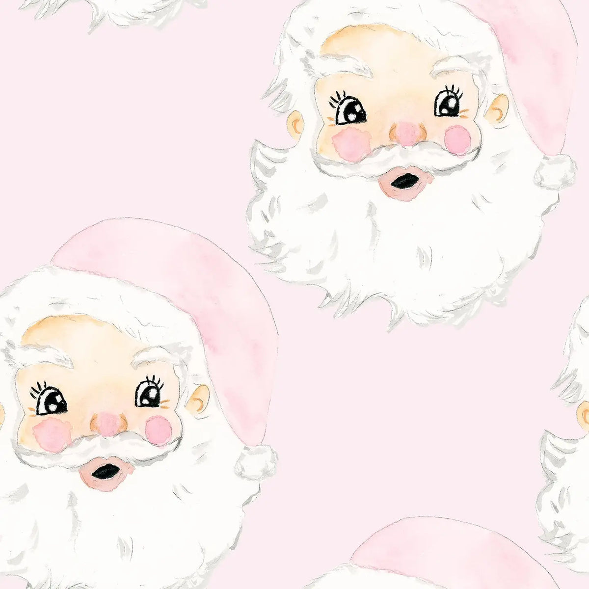 Pink Santa Prosecco Bottle Wrap