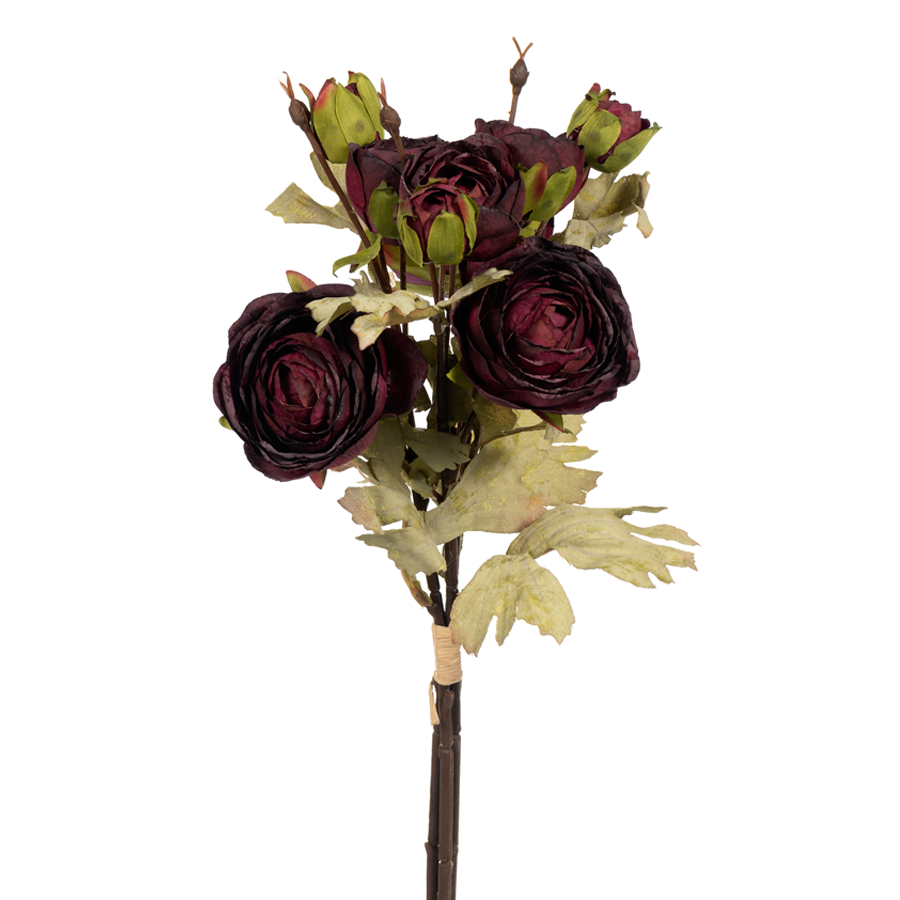 16" Plum Ranunculus