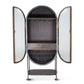 Tall Iron Bar Cabinet