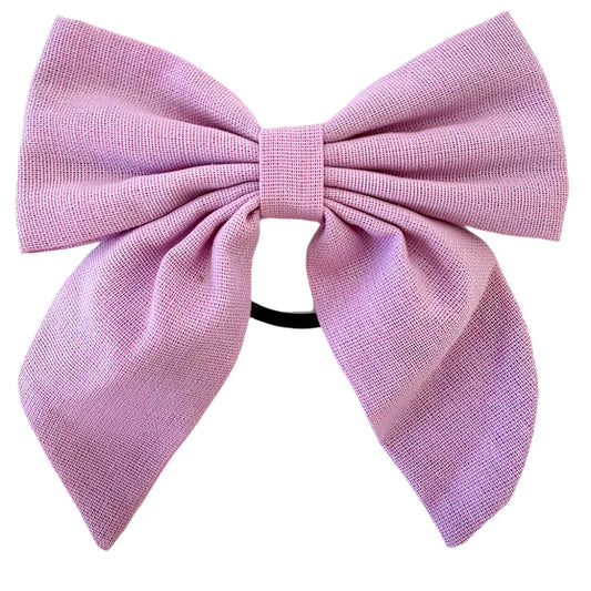 Lavender Linen Bottle Bow