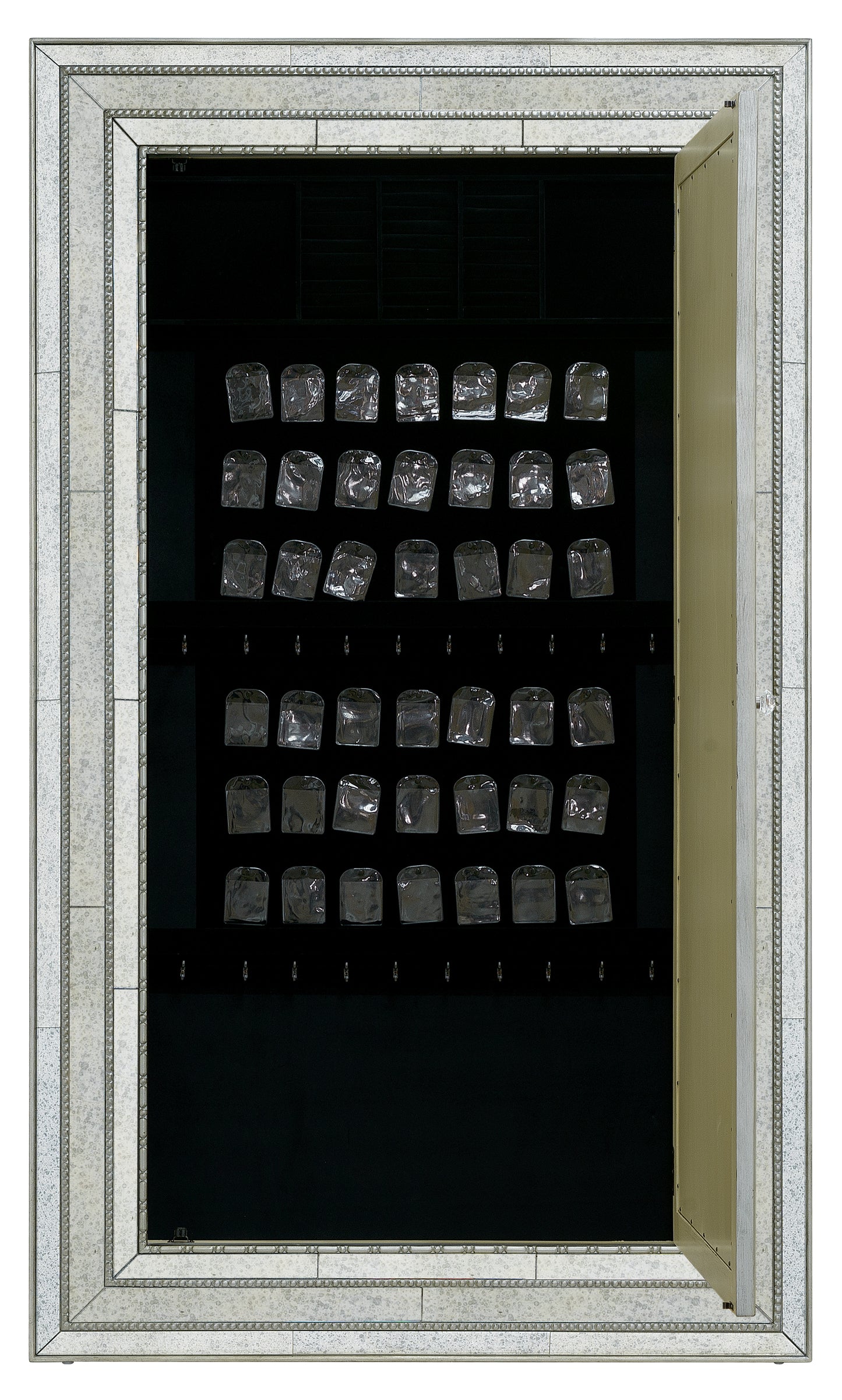 Melange Glamour Floor Mirror withJewelry Armoire Storage