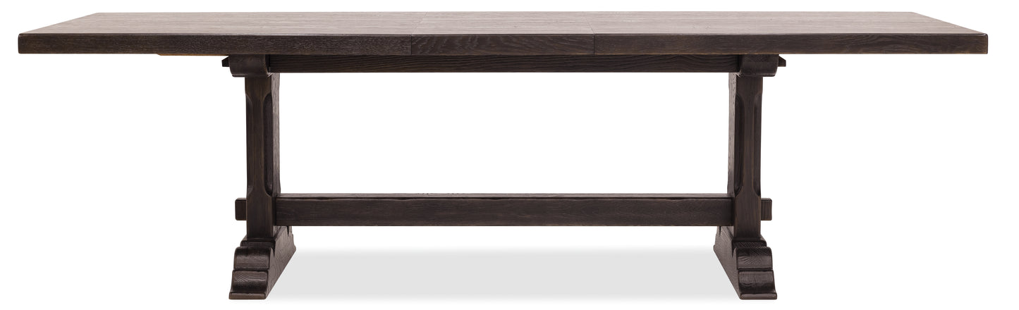 Driftwood Rectangle Dining Table with Two 20-inch Leaves
