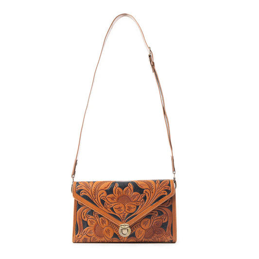 Circe Hand-Tooled Purse
