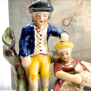 Cock Fighting Figurine