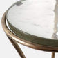 Gold Glass Top Table