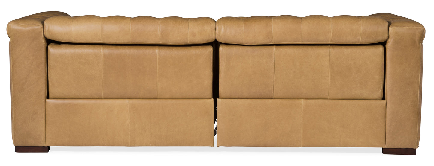 Savion 2 over 2 Sofa with Power Recline & Power Headrest