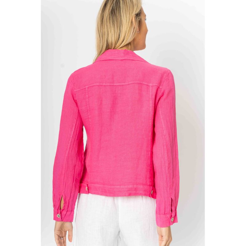 Linen Jacket Fuchsia L/XL