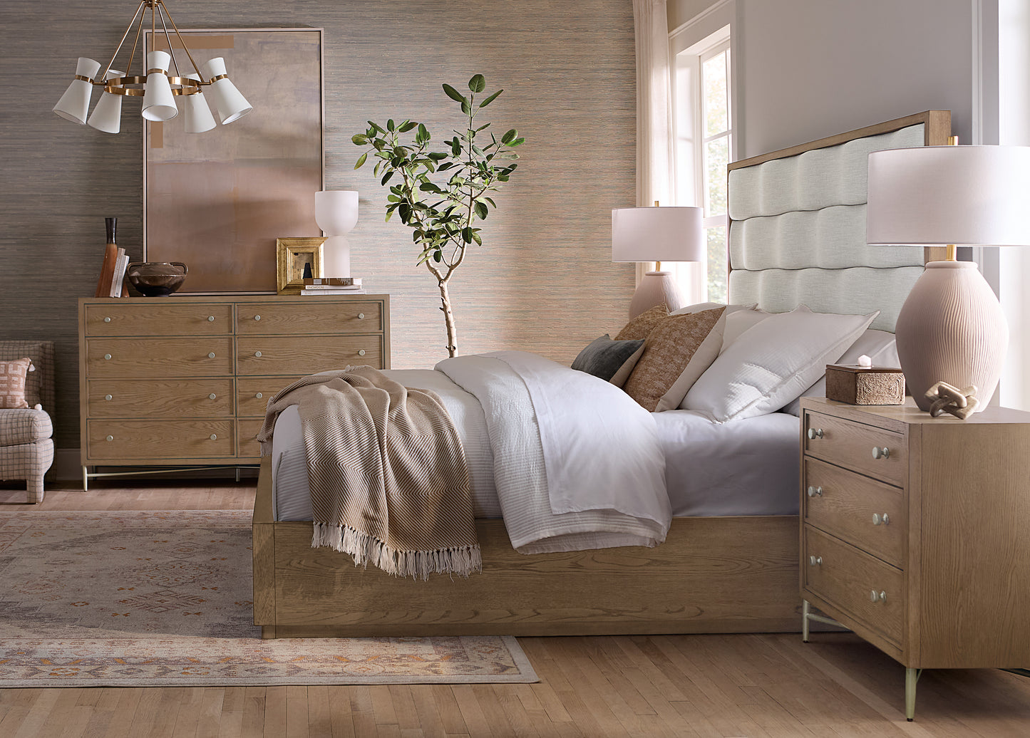 Sonnet Three-Drawer Nightstand