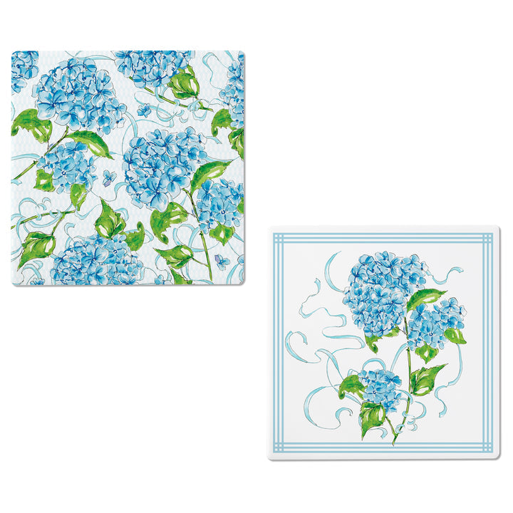 Hydrangea Allover Coasters Set of 2