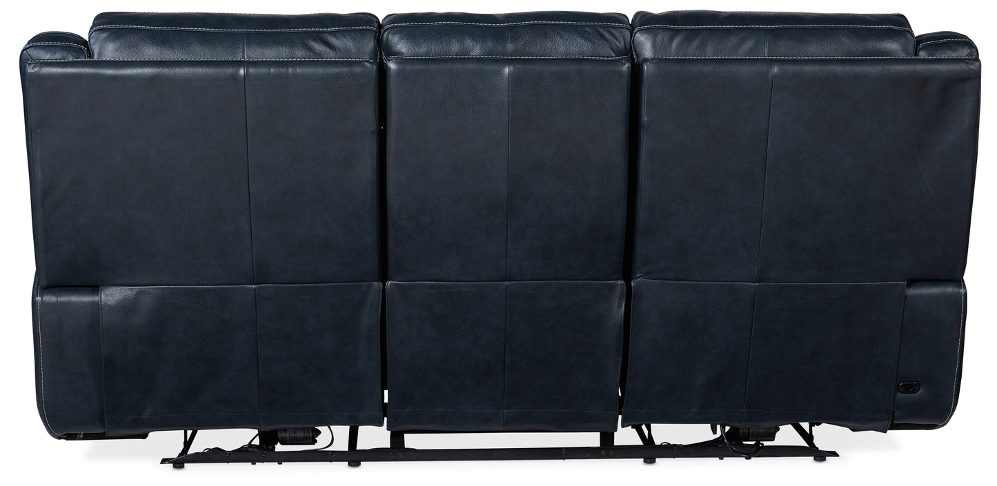 Montel Lay Flat Power Sofa with Power Headrest & Lumbar