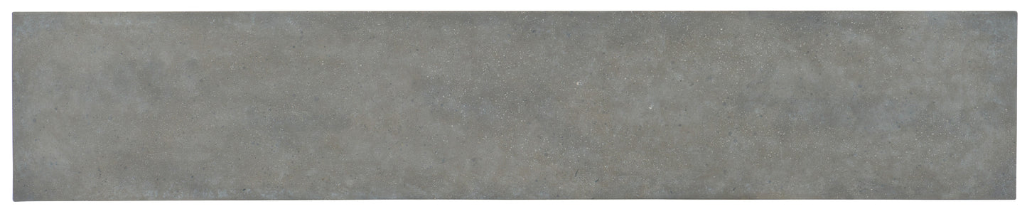 Ciao Bella Metal and Faux Concrete Console Table