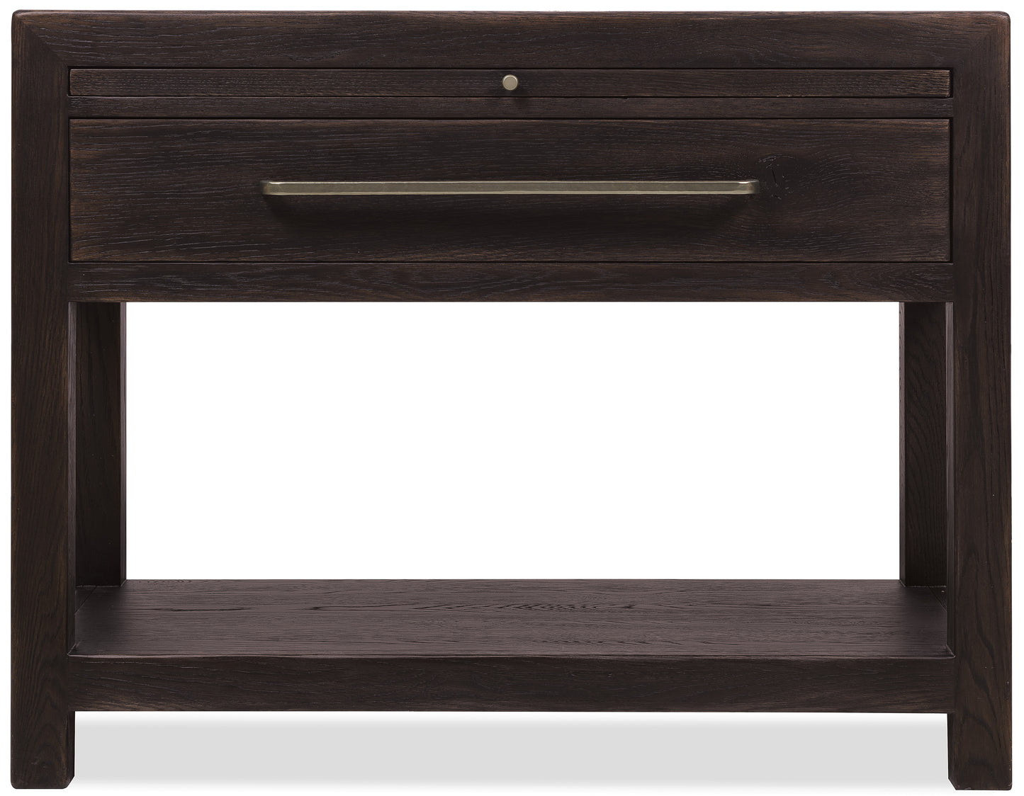Driftwood One-Drawer Nightstand with Stone