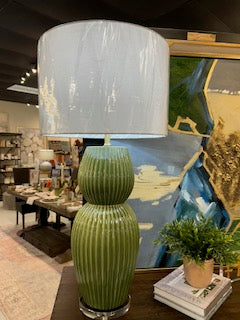 Margaret Reactive Green Lamp