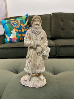 Natural Wood Santa