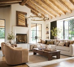 Recycled Rectangle Wood Framed Mirror