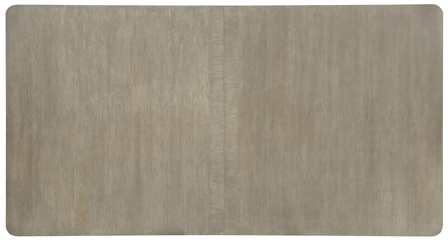Affinity 78in Rectangle Pedestal Dining Table with 2-18in Leaves
