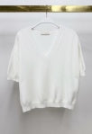 Milio Milano V-Neck 3/4 Sleeve Knit Top