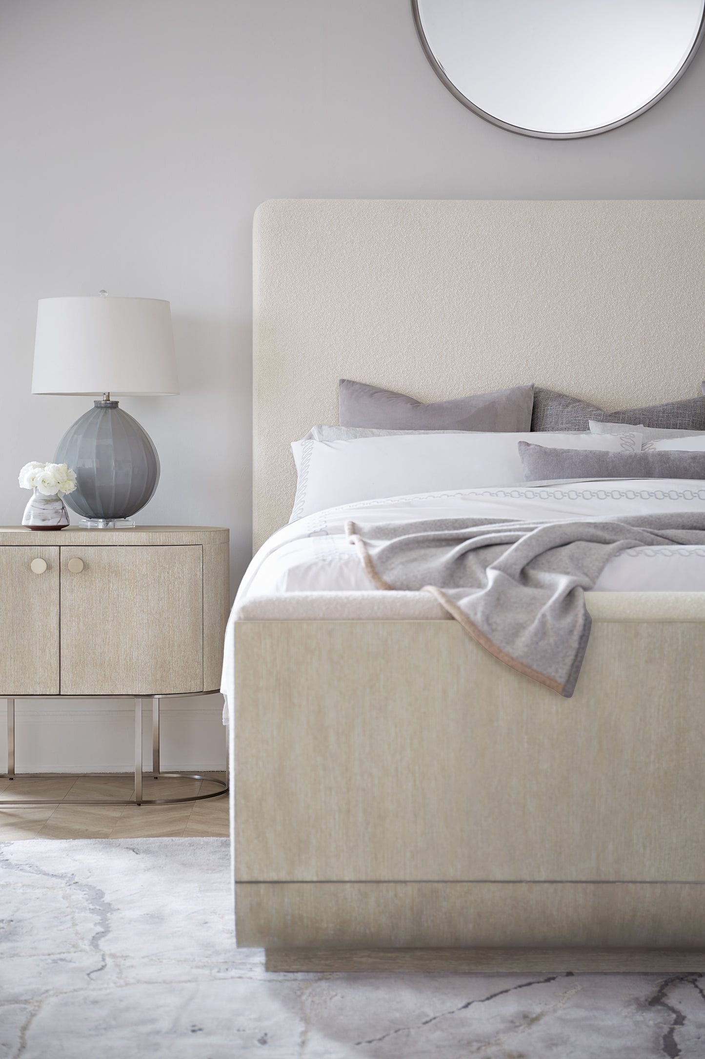 Modern Mood Queen Upholstered Panel Bed