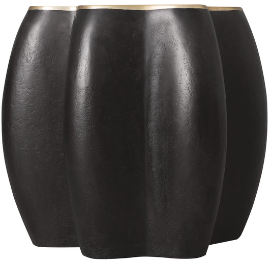 Melange Even and Flow Round End Table