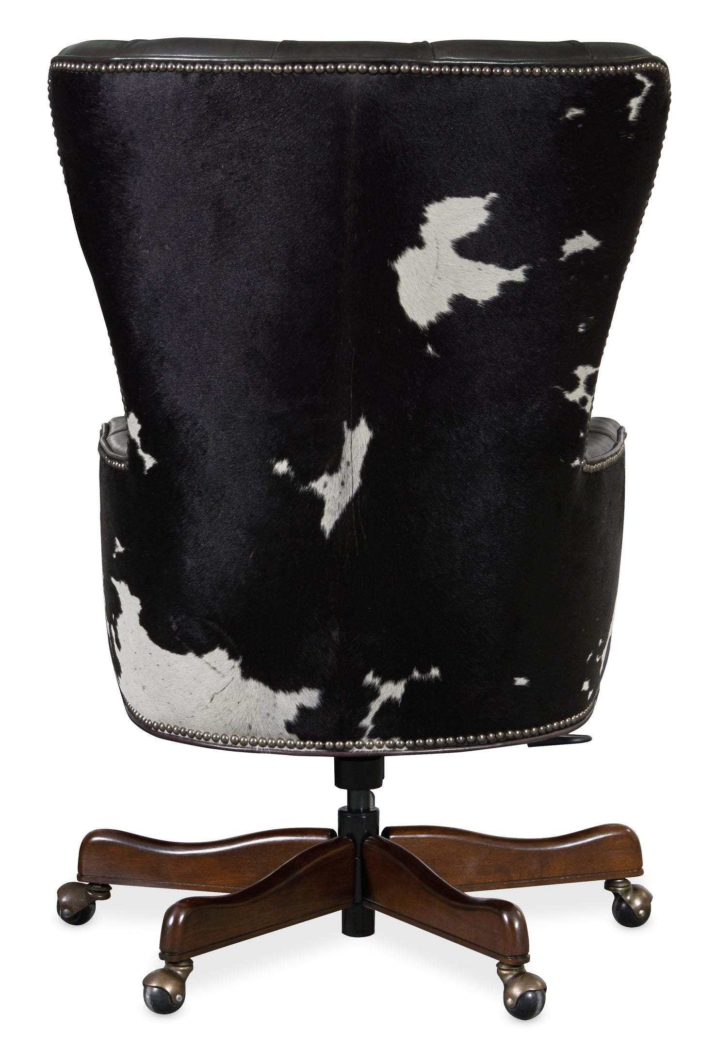 Katherine Executive Swivel Tilt Chair with Black & White HOH